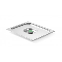 Pokrywka do pojemników GN z kolorowymi klipsami GN 1/2 - 265x325