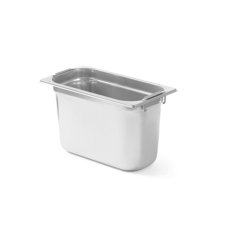 POJEMNIK GN 1/3 Z CHOWANYMI UCHWYTAMI – 325x176 mm