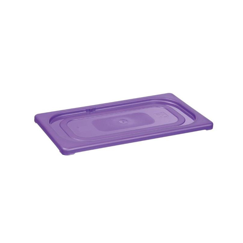 Pokrywka fioletowa do pojemników GN GN 1/3 - 325x176 mm