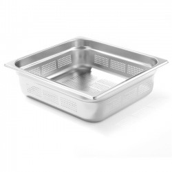 Pojemnik GN 2/3 - perforowany - 354x325 mm  wysokość 100 mm