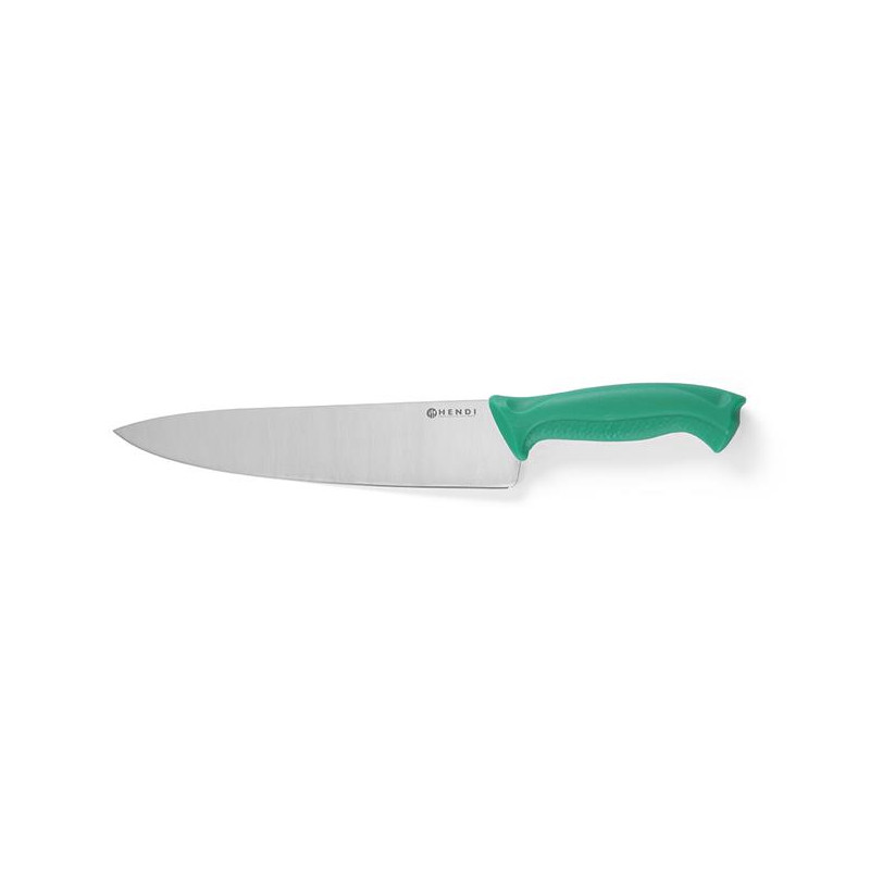 Nóż kucharski HACCP - 240 mm, zielony
