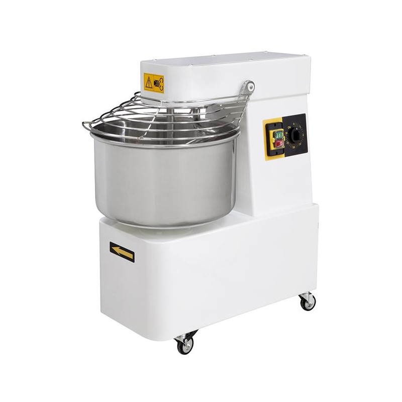 Miesiarki spiralne ze stałą dzieżą, z 2 prędkościami 480x805x(H)870