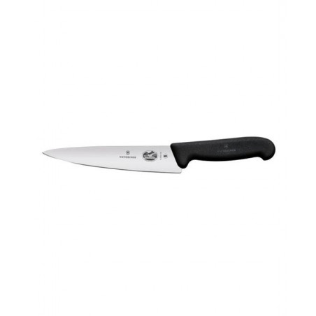 Victorinox Fibrox Nóż kuchenny, szerokie ostrze, 19 cm, czarny