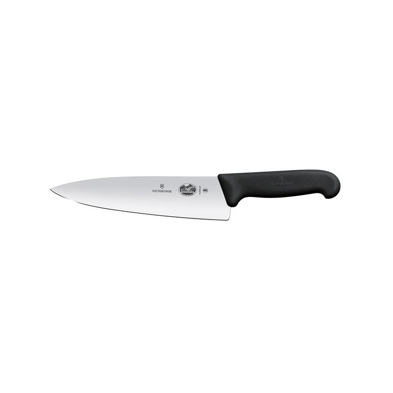 Victorinox Fibrox Nóż szefa kuchni, 20 cm, czarny