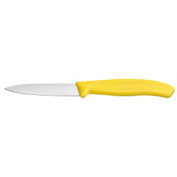 Victorinox Swiss Classic Nóż do jarzyn, gładki, 8 cm, żółty