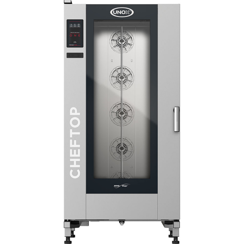 Piec konwekcyjno-parowy ChefTop Big plus z wózkiem, 20 GN 1/1, P 38.5 kW, U 400 V