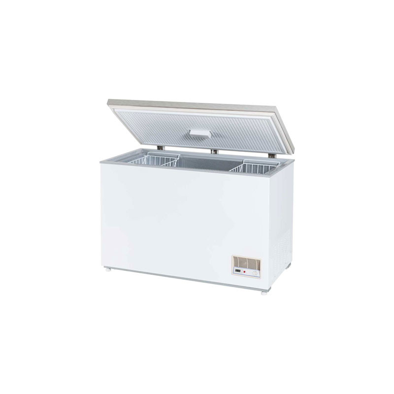 Zamrażarka skrzyniowa z pokrywą ze stali nierdzewnej, V 312 l