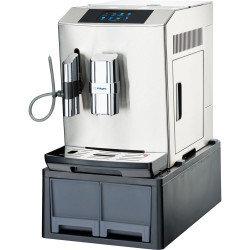 Ekspres automatyczny do kawy z wysuwanymi szufladami, stal nierdzewna