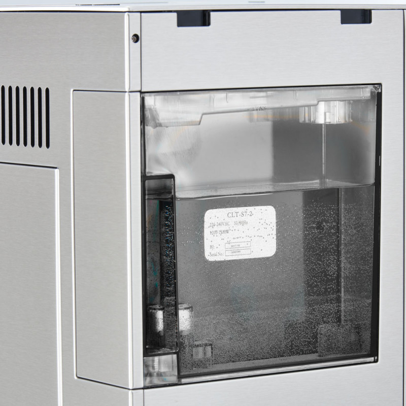 Ekspres automatyczny do kawy z wysuwanymi szufladami, stal nierdzewna