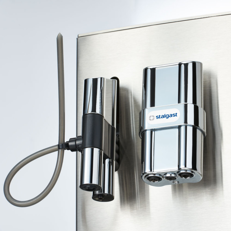 Ekspres automatyczny do kawy z wysuwanymi szufladami, stal nierdzewna