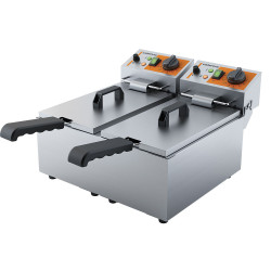 Frytownica elektryczna, 2-komorowa, Caterina, V 2x3.5 l, P 4 kW