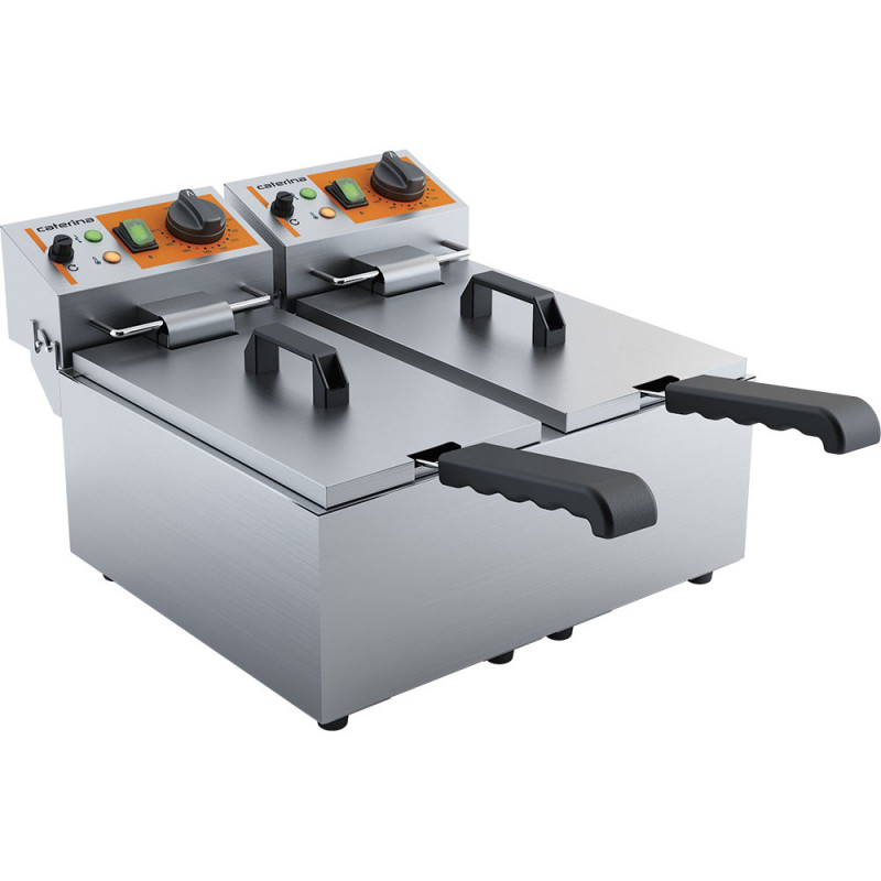 Frytownica elektryczna, 2-komorowa, Caterina, V 2x3.5 l, P 4 kW