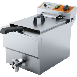 Frytownica elektryczna z kranem, 1-komorowa, Caterina, V 8 l, P 3 kW