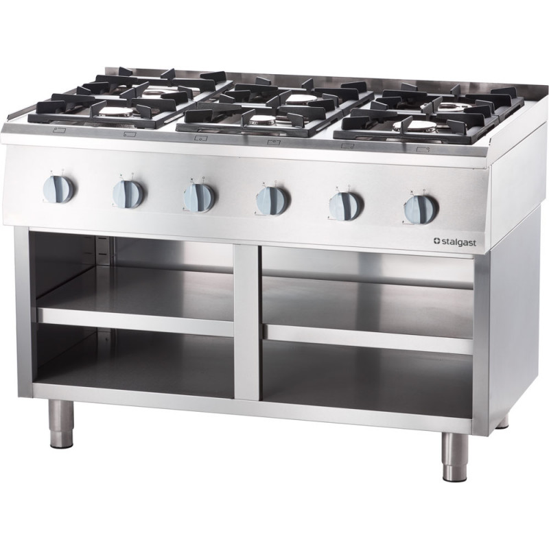 Kuchnia gazowa, 6-palnikowa, nastawna, 32.5 kW, G30