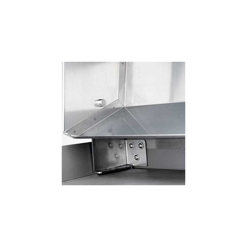 Płyta grillowa elektryczna, ryflowana, z pokrywą, 8.1 kW