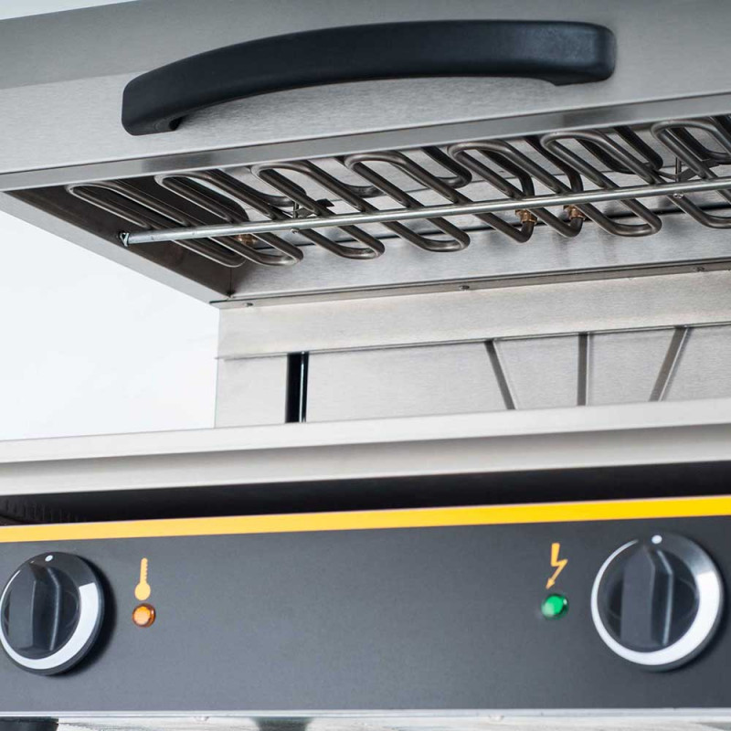 Salamander z ruchomą głowicą, W 600 mm, P 4 kW, U 400 V