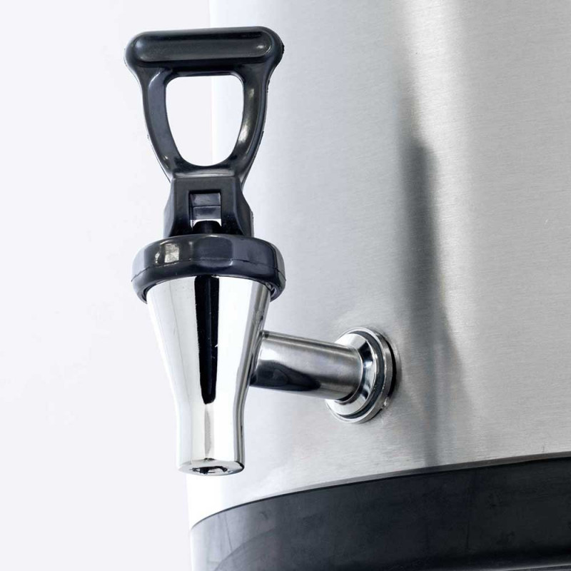 Termos stalowy z kranem, V 10 l