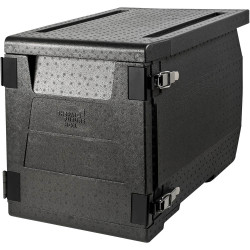 Pojemnik termoizolacyjny, czarny, 8 x GN 1/1 20 mm