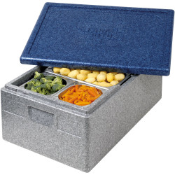 Pojemnik termoizolacyjny, szary, GN 1/1 250 mm