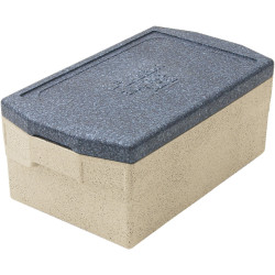 Pojemnik termoizolacyjny, szary, GN 1/1 250 mm