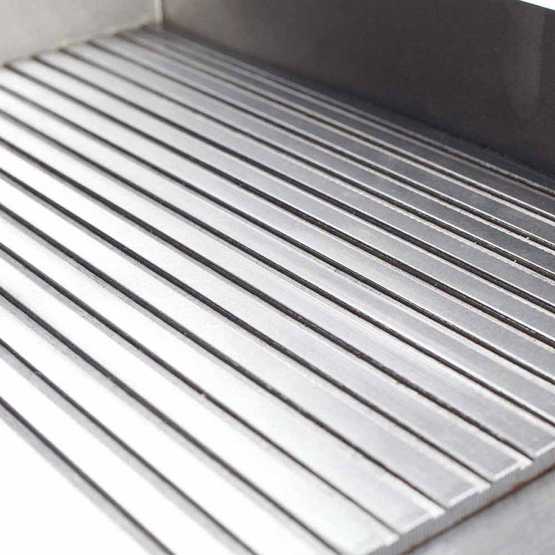 Płyta grillowa 1/2 gładka, 1/2 ryflowana, P 3.3 kW, U 230 V