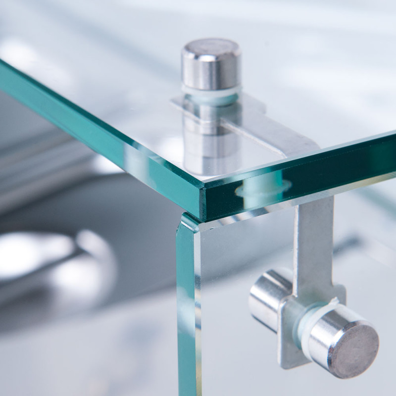 Witryna chłodnicza nastawna z szybą, 5 x GN 1/4