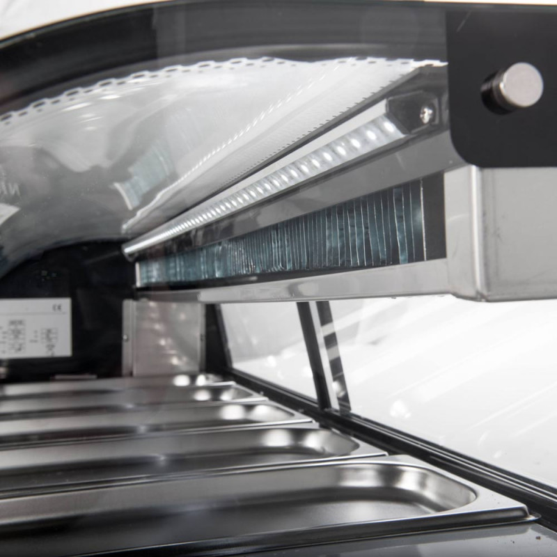 Witryna chłodnicza do sushi, 5 x GN1/3