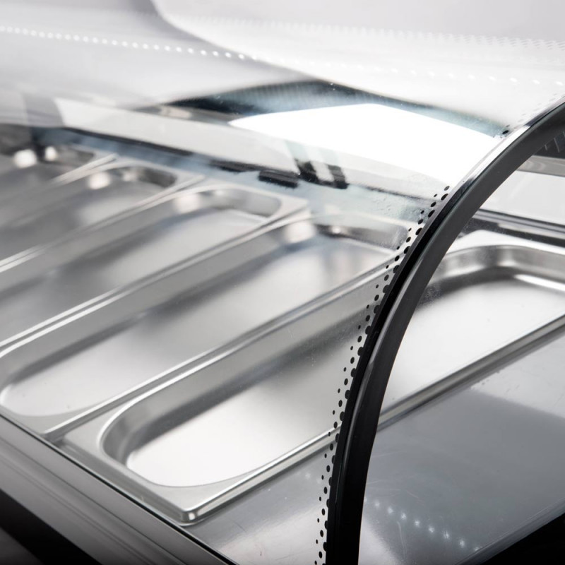 Witryna chłodnicza do sushi, 5 x GN1/3