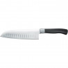 Nóż Santoku, karbowany, kuty, Elite, L 130 mm