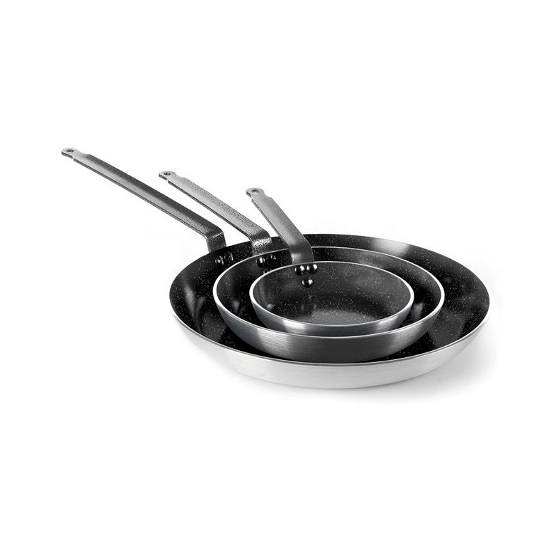 Patelnie aluminiowe z powłoką nieprzywierającą – „Marble Professional” śr. dna 140 mm