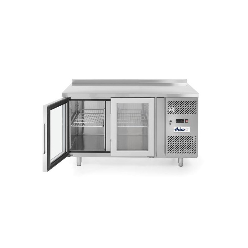 Stół chłodniczy 2-drzwiowy, przeszklony z agregatem bocznym