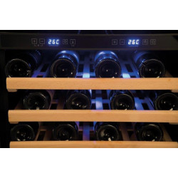 Lodówka do wina dwustrefowa 44 butelki