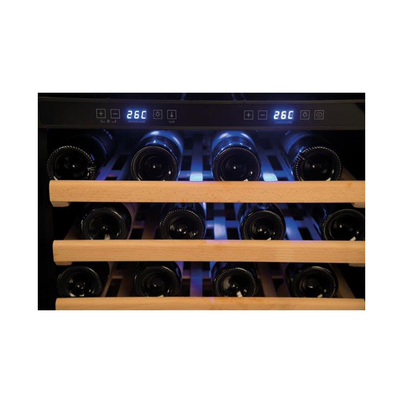 Lodówka do wina dwustrefowa 44 butelki