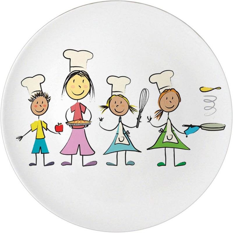 Talerz płytki, Przedszkolny, Ø 210 mm