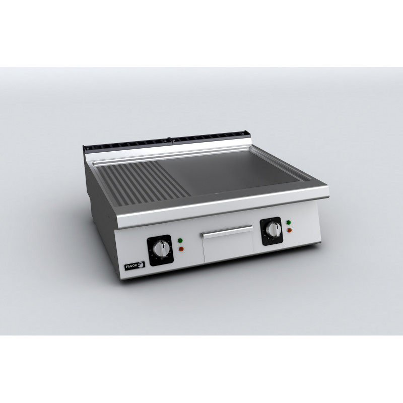 Płyta grillowa Fagor FT-E710 C L+R chromowana 2/3 gładka i 1/3 ryflowana elektryczna