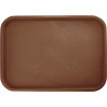 Taca fast food, brązowa, 250x350 mm