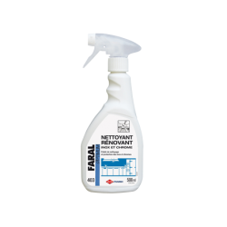 Faral Optimum 403 Preparat do czyszczenia i konserwacji stali nierdzewnej oraz chromu 0,5L