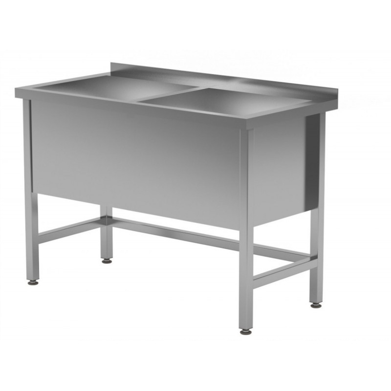 Basen dwukomorowy gł.komory h 400mm 1200x600x850mm