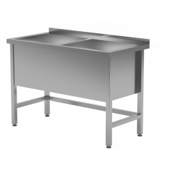 Basen dwukomorowy gł.komory h 300mm 1200x600x850mm