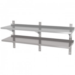 Półka wisząca przestawna,podwójna 1600x300x600mm