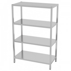 Regał magazynowy ze stali nierdzewnej 4-półkowy 1100x600x1800mm