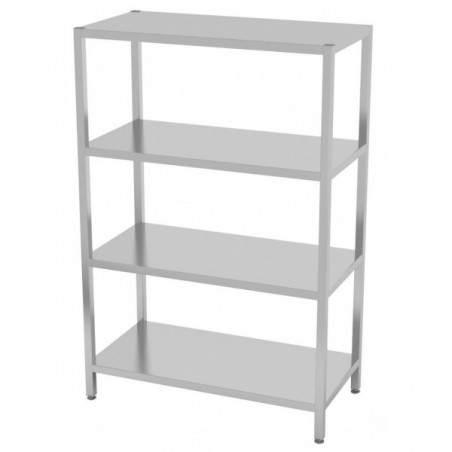 Regał magazynowy ze stali nierdzewnej 4-półkowy 800x400x1800mm