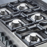 Kuchnia gazowa ECO z piekarnikiem elektrycznym, 6-palnikowa, P 25.5+6.5 kW, U G20
