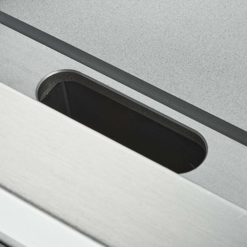 Płyta grillowa, gładka, 400, wolnostojąca