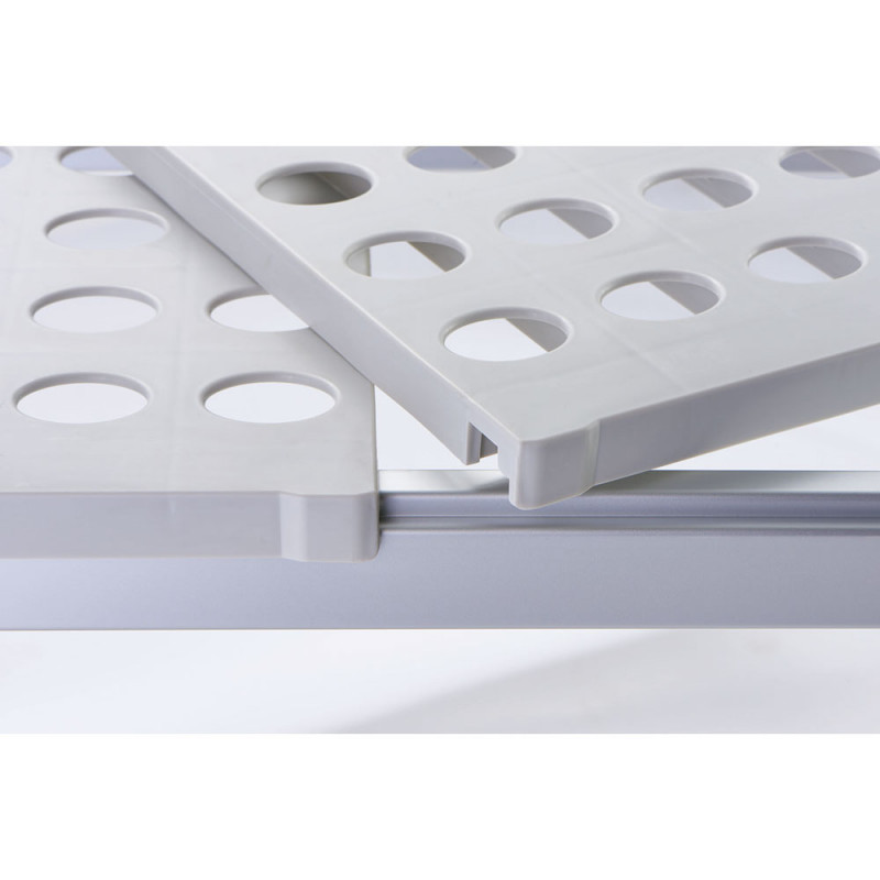 Regał magazynowy aluminiowy na pojemniki GN 1/1