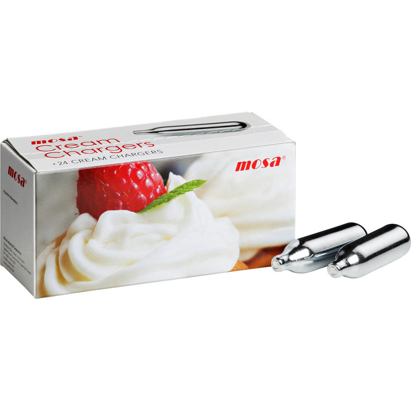 Naboje do syfonu do bitej śmietany 24szt Mosa | 500030