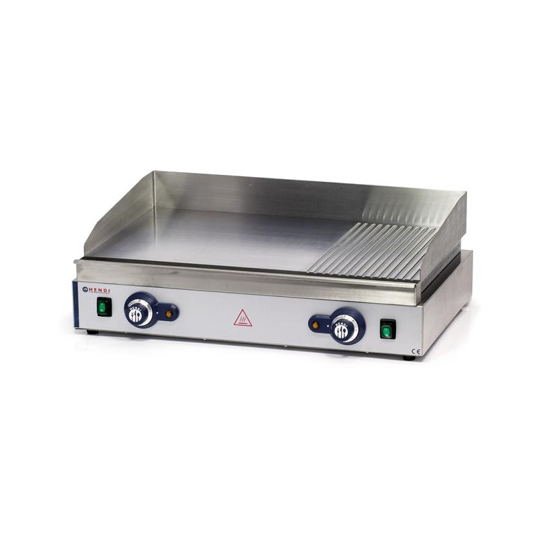 Płyta grillowa 2/3 gładka, 1/3 ryflowana Hendi | 203163