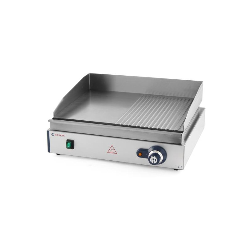 Płyta grillowa 1/2 gładka, 1/2 ryflowana Hendi | 203156