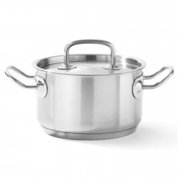 Garnek średni Kitchen Line z pokrywką 15L Hendi | 836507