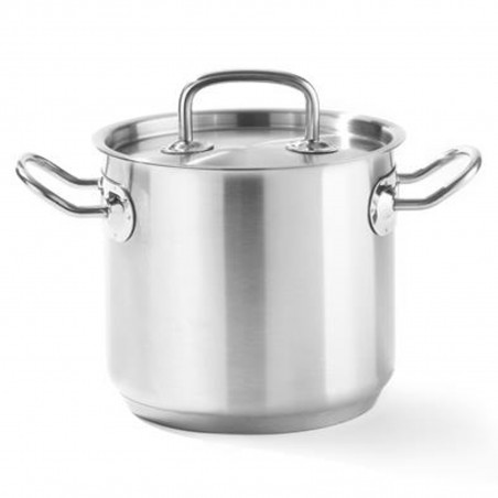Garnek wysoki Kitchen Line z pokrywką 13,5L Hendi | 837405
